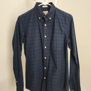 J.Crew Slim American Pima cotton oxford shirt XS in Navy NWT